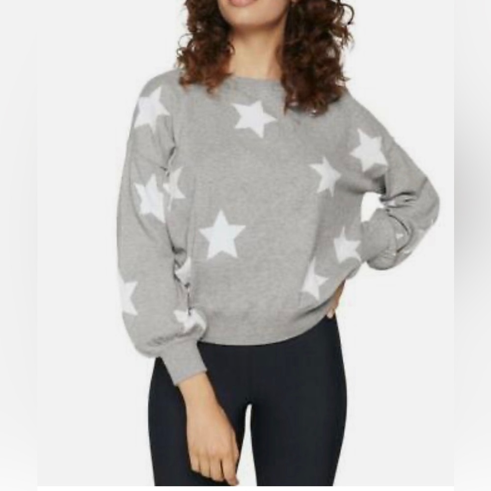 Spiritual Gangster Gray Star Sweater